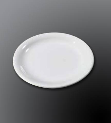 Narrow Rim Porcelain Dinnerware Alpine White Soup Plate 9.625" Dia.